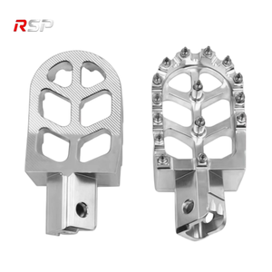 Juego de Pedales de Plataforma Ancha de Aleación de Aluminio CNC <span class=keywords><strong>para</strong></span> Motocicleta Todoterreno, con Dientes Antideslizantes, <span class=keywords><strong>para</strong></span> Mini Dirt Bike, Pit Bike, Mejora de Motocicleta - Product Image 5