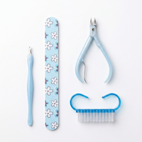 Ensemble d'outils de manucure et de pédicure portable, kit professionnel de soins des ongles pour une utilisation personnelle à domicile