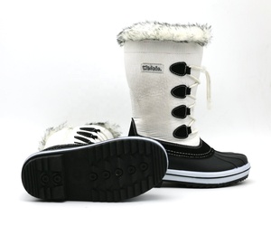 Bottes de neige hautes imperméables et thermiques de haute qualité pour enfants avec semelle intérieure, style canadien - Product Image 5