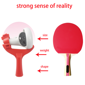 Empuñadura de Raqueta de Tenis de Mesa para Controlador <span class=keywords><strong>Oculus</strong></span> <span class=keywords><strong>Quest</strong></span> <span class=keywords><strong>2</strong></span>, Mango de Raqueta de Tenis VR para Meta, Accesorio de Juego para Mano Izquierda y Derecha - Product Image 6