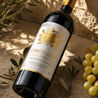 Étiquette de bouteille de vin personnalisée avec logo, dorure à chaud UV, gaufrage, vinyle imperméable de qualité supérieure, luxe personnalisé