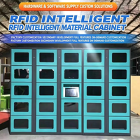 Armoire de gestion des matériaux et des outils pour usine intelligente, avec empreinte digitale et RFID, inventaire automatique, armoire de prêt-retour d'articles d'atelier