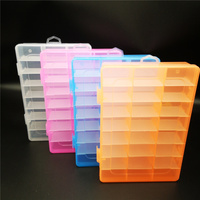 Vente en gros de contenants de rangement suspendus en plastique PP personnalisés à 24 grilles, détachables, avec organisateur pour usage de bureau