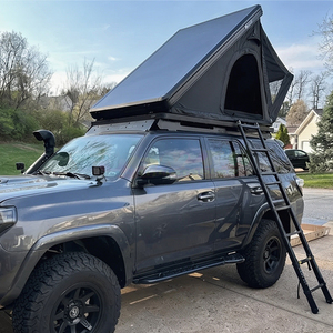 Tente de toit rigide légère pour 2 à 3 personnes, pour petits et grands toits, idéale pour les voyages en famille, installation rapide, entrée latérale. - Product Image 5