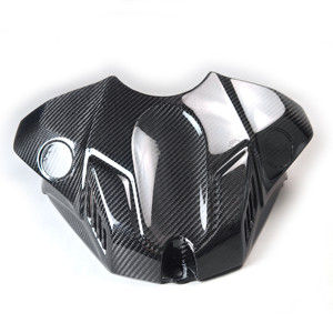 Kit complet de carénage en fibre de carbone sèche 3K pour <span class=keywords><strong>Yamaha</strong></span> R1 / R1M 2015-2022, finition noire avec revêtement transparent, trous de fixation pré-percés - Product Image 5