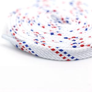 Cordón plano trenzado personalizado para deportes de ocio, con punta oblicua, para bolsos, ropa y zapatillas deportivas - Product Image 4