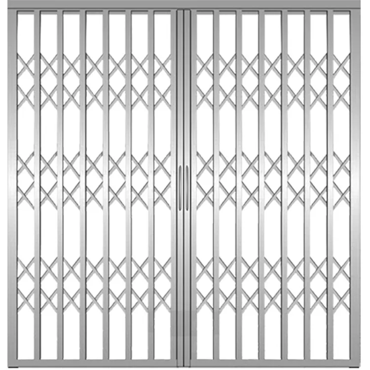 Simple Style Retractable Stainless Steel Pull Gates