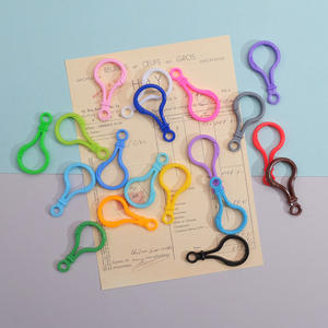 5Cm respectueux de l'environnement PP crochet ampoule boucle poupée couleur bonbon homard bouton <span class=keywords><strong>gourde</strong></span> boucle accessoires en plastique - Product Image 4