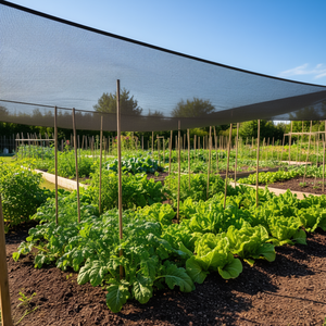 Filet d'ombrage D0100X3GVAJ 12ft X 18ft Rectangulaire en HDPE tissé pour la protection des plantes de jardinage - Product Image 2