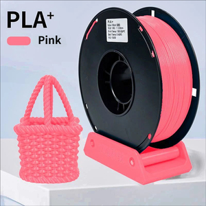 Filament d'imprimante 3D PLA+ rose pailleté, effet éblouissant, impression fluide, respectueux de l'environnement, 0,18 mm - Product Image 4