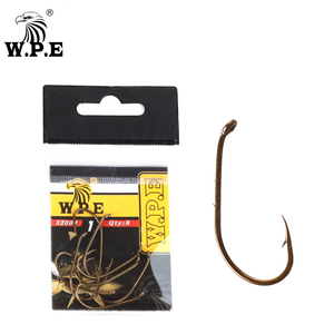 Hameçons de <span class=keywords><strong>p</strong></span>êche de marque W.<span class=keywords><strong>P</strong></span>.E, <span class=keywords><strong>5</strong></span> paquets/lot, hameçons à ardillon, taille 1 # -4 #   1/0 # -4/0 #   Hameçon de <span class=keywords><strong>p</strong></span>êche à la carpe en acier à haute teneur en carbone coréen, matériel de <span class=keywords><strong>p</strong></span>êche - Product Image 6