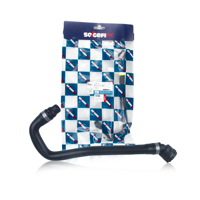 Tubo Flessibile Nero SOGEFI per Radiatore, Ricambio Auto per Serie 5 e 7, OE 17128602615, Componenti di Ricambio per Veicoli