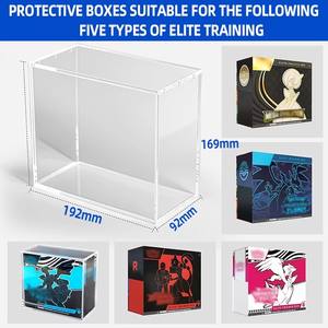 Hochwertige 99% UV-beständige Acryl Elite Trainer Box Vitrine mit Magnetverschluss Aufbewahrungsbox für Pokémon ETB Erweiterungspack - Product Image 2