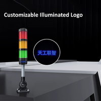 Tour de signalisation LED industrielle 60 mm, 3 couleurs, à présence imposante, IP65, garantie 3 ans pour machines-outils