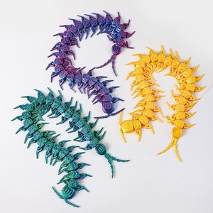 Modèle de centipède en plastique imprimé en 3D personnalisé OEM tendance avec articulations mobiles mécaniquement réglables, jouets pour enfants - Disponible en gros - Product Image 3