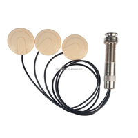 Système de capteur piézoélectrique à 3 capteurs de 6,35 mm pour guitare, ukulélé, mandoline