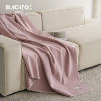 Couverture douce et durable de haute qualité Couverture moderne de luxe en faux cachemire Lavable en machine pour salon canapé et hôtel