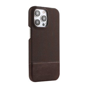 <span class=keywords><strong>Coque</strong></span> de téléphone anti-chute en cuir végétalien avec coutures au design rétro de luxe pour <span class=keywords><strong>iPhone</strong></span> 14 15 16 17 Pro Max - Product Image 2