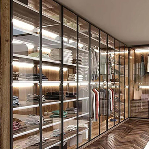 Sang Trọng Hiện Đại Đi Bộ Trong Tủ Quần Áo Tủ Tủ Cho Phòng Ngủ Bồn Rửa Cơ Sở Tủ Vòi Nước Cho Tủ Quần Áo Phòng Thay Quần Áo Lưu Trữ - Product Image 2