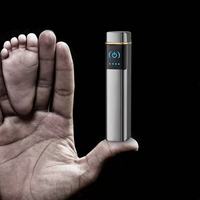 Briquet à arc à activation par empreinte digitale, rechargeable, coupe-vent, alimenté par USB, design moderne minimaliste en métal, cigarette électronique