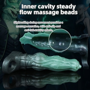 YOCY 2502 Fetish Grith Extender Wolf <b>Dildo</b> Sheath for Men Penis Enlargement Liquid Silicone Dick Cover Sex Toy for Men Wholesale - Product Image 6
