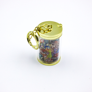 <b>Customized</b> Cartoon Anime IP Cute Colorful Beads Acrylic Shaker <b>Keychain</b> with Snap Hook - Product Image 2