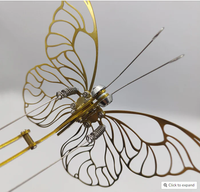 Kits de Construcción de Modelos Metálicos de Mariposas Dinámicas 3D Mecánicas para Armar