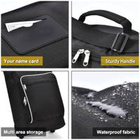 Sac de snowboard en polyester personnalisé avec roue Sport Totebag Skateboard Accessoires Casque Rangement Organisateur Tote Ski Boot Travel Bag