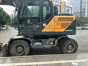 รถขุดล้อยาง HYUNDAI 150VS มือสองคุณภาพสูง พร้อมหัวเจาะและบุ้งกี๋ขุด ขนาด 15 ตัน - Product Image 3