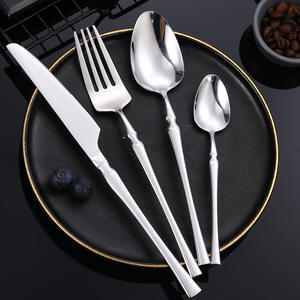 ชุดช้อนส้อมสเต็กสไตล์ตะวันตกช้อนส้อมสเตนเลสเหมาะสำหรับโรงแรมร้านอาหารดีไซน์บางเอวเล็ก - Product Image 3