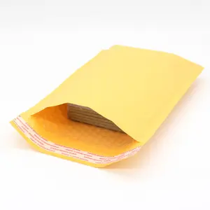 צבע קראפט נייר בועת תיק מטען תיק בועת סרט מעובה אקספרס קצף תיק מעטפת בועת