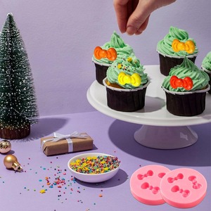 Mini moules en silicone en forme de nœud, antiadhésifs, pour chocolats, bonbons, gâteaux, cupcakes, gommes, artisanat sucré, bougies d'aromathérapie et décoration - Product Image 4