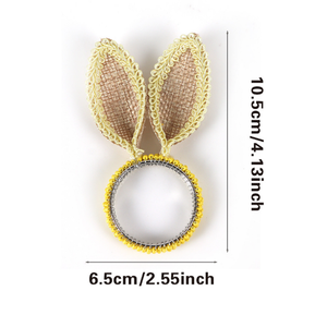Lễ Tạ ơn tai thỏ vòng khăn ăn sáng tạo tay dệt tiệc phục sinh mô khóa - Product Image 6