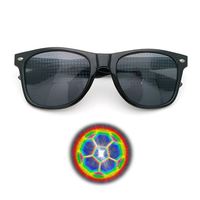 Lunettes de diffraction ultime, spectacles de lumière, effet prisme 3D, style kaléidoscope arc-en-ciel, lunettes de fête rave