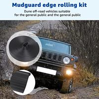 Kit de bordure de garde-boue B6-0170-0 avec encoches pour boulons, kit de bordure de garde-boue pour Volkswagen VW basé sur des buggy des dunes de 25 pieds