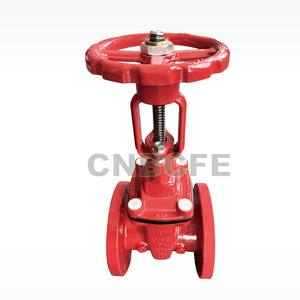 Sistema de protección contra incendios, vástago ascendente, potencia Manual, sello suave, válvulas de hierro dúctil, válvula de compuerta contra incendios con brida OSY - Product Image 3