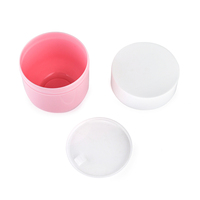 Contenants cosmétiques ronds personnalisables en couleur et en logo, pots vides avec couvercle à vis pour crème pour les yeux, corps en plastique PP