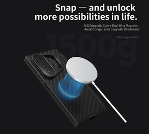 เคส <span class=keywords><strong>Nillkin</strong></span> สำหรับ Samsung Galaxy Z Fold 7 รุ่น CamShield Prop Magnetic Case แบบใส ป้องกันเลนส์ (รุ่น S Pen) เคสโทรศัพท์ Fold7 - Product Image 5