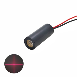 650nm 10mW Crosshair Module Laser à lumière rouge 12X30mm Instrument Tube d'émission Laser nouvelle tête Laser pour le marquage de positionnement - Product Image 1