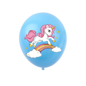 Set de Globos de Unicornio UNK, <span class=keywords><strong>Azul</strong></span>, Rosa, Amarillo, Decoración para Fiestas Infantiles, Baby Shower, Globos de Color Macaron, Globos al por Mayor - Product Image 4
