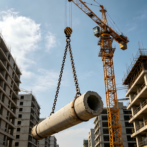 Cadena de Elevación Negra Industrial G80, Eslinga de Acero de Alta Resistencia, Grado de Elevación Pesado G80/G100, Galvanizada en Caliente - Product Image 3