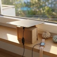 Mini Panel Solar de 6W, Módulo Solar Monocristalino Impermeable IP67, Kit de Bricolaje con Material PET para Teléfonos Inteligentes, Ventiladores Pequeños y Monitores