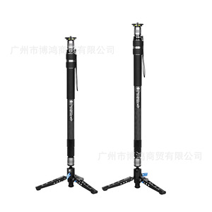 Monopié de fibra de carbono SVM-145 de 3 secciones con nivel de burbuja para fotografía y videografía - Product Image 3