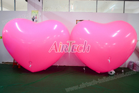 Coeur rouge gonflable bon marché annonçant le coeur gonflable géant de ballon gonflable à vendre