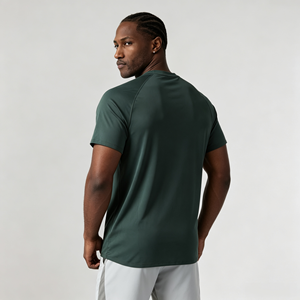 <span class=keywords><strong>Camiseta</strong></span> Deportiva OEM de Secado Rápido de 180 g/m², Corte Ajustado, Absorbe la Humedad, Manga Raglán, Ligera, para Hombre - Product Image 3