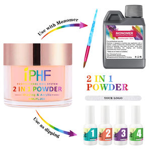 Polvo Acrílico de Alta Calidad Transparente, Rosa y Nude a Granel, Set de Polvo Acrílico para Uñas Naturales 3 en 1, Set de Polvo Acrílico Cremoso para Uñas - Product Image 4