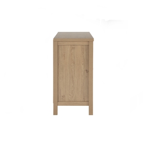 Minimalist Natural Oak Colour RHODES 1.6M <b>Sideboard</b> Large Buffet Cabinet with Seamless Storage for Contemporary Dining Room - Product Image 2