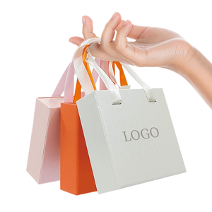 Caja de joya bán buôn hình vuông trượt ngăn kéo Hộp nhẫn gấp đồ trang sức vòng cổ Phụ kiện bao bì hộp với xử lý - Product Image 5