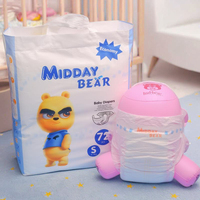 Couches pour bébé jetables de haute qualité, douces et respirantes, avec protection anti-fuite 3D, vente en gros d'usine