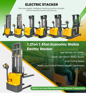 DB12E DB15E Walkie Stacker 1.2Ton 1.5Ton Apilamiento <span class=keywords><strong>de</strong></span> bajo nivel 0,09 m/s Velocidad <span class=keywords><strong>de</strong></span> elevación para supermercado - Product Image 5